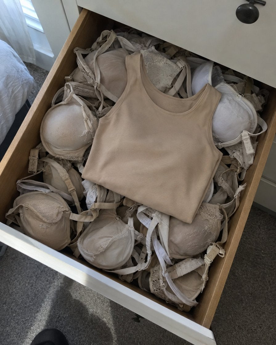 A drawer full of old bras